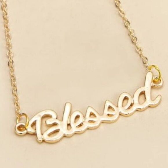 GOLD BLESSED UNISEX NECKLACE  - Picture 6 of 15